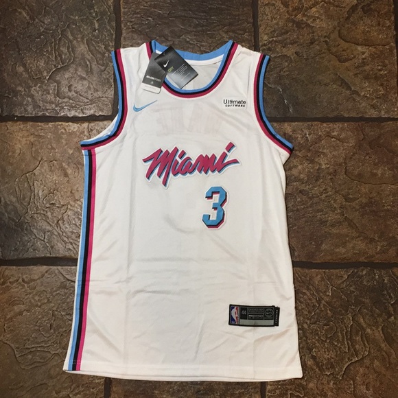 Nike Other - Dwayne Wade - "Farewell" Miami Vice Jersey